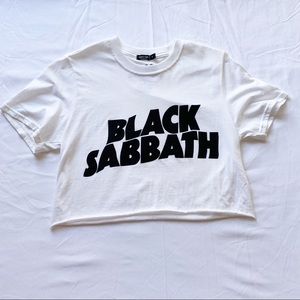 NASTY GAL | Black Sabbath crop top